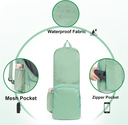 Yoga Mat Bag Carrier Side Mesh Zipper Pocket Exterior Wet Compartment Lightweight Waterproof Yoga Bag for Mat