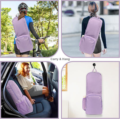 Yoga Mat Bag Carrier Side Mesh Zipper Pocket Exterior Wet Compartment Lightweight Waterproof Yoga Bag for Mat