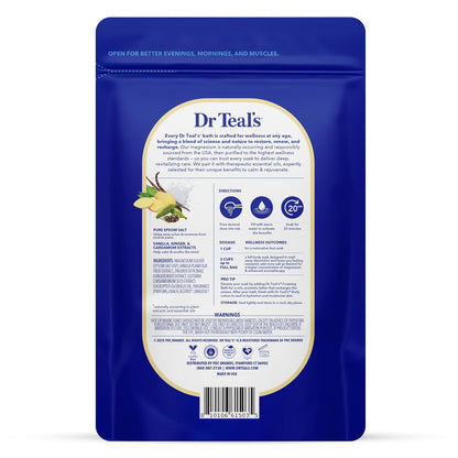 Pure Epsom Magnesium Salt Soak, Soothe & Sleep with Lavender, 3 lb (Pack of 4)