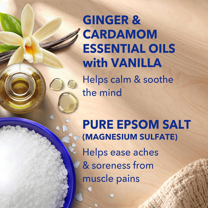 Pure Epsom Magnesium Salt Soak, Soothe & Sleep with Lavender, 3 lb (Pack of 4)