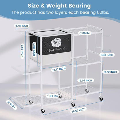 Yoga Mat Storage Rack，Home Gym Storage Rack Gym Workout Equipment Storage Organizer Fitness Weight Rack on Wheels for Yoga Mat,Yoga Block,Foam Roller,Resistance Band,Dumbbell,Kettlebell and Other Workout Accessories