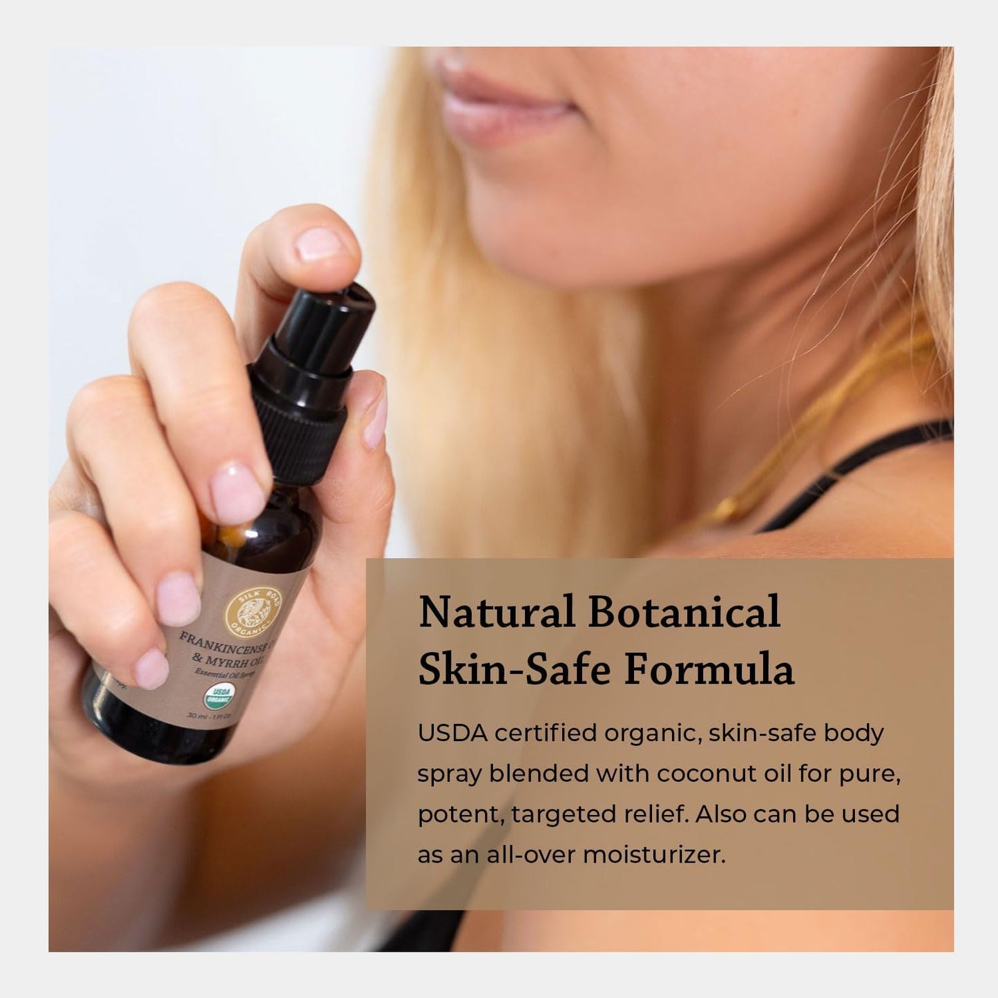 Lavender Essential Oil Calming Spray, USDA Certified