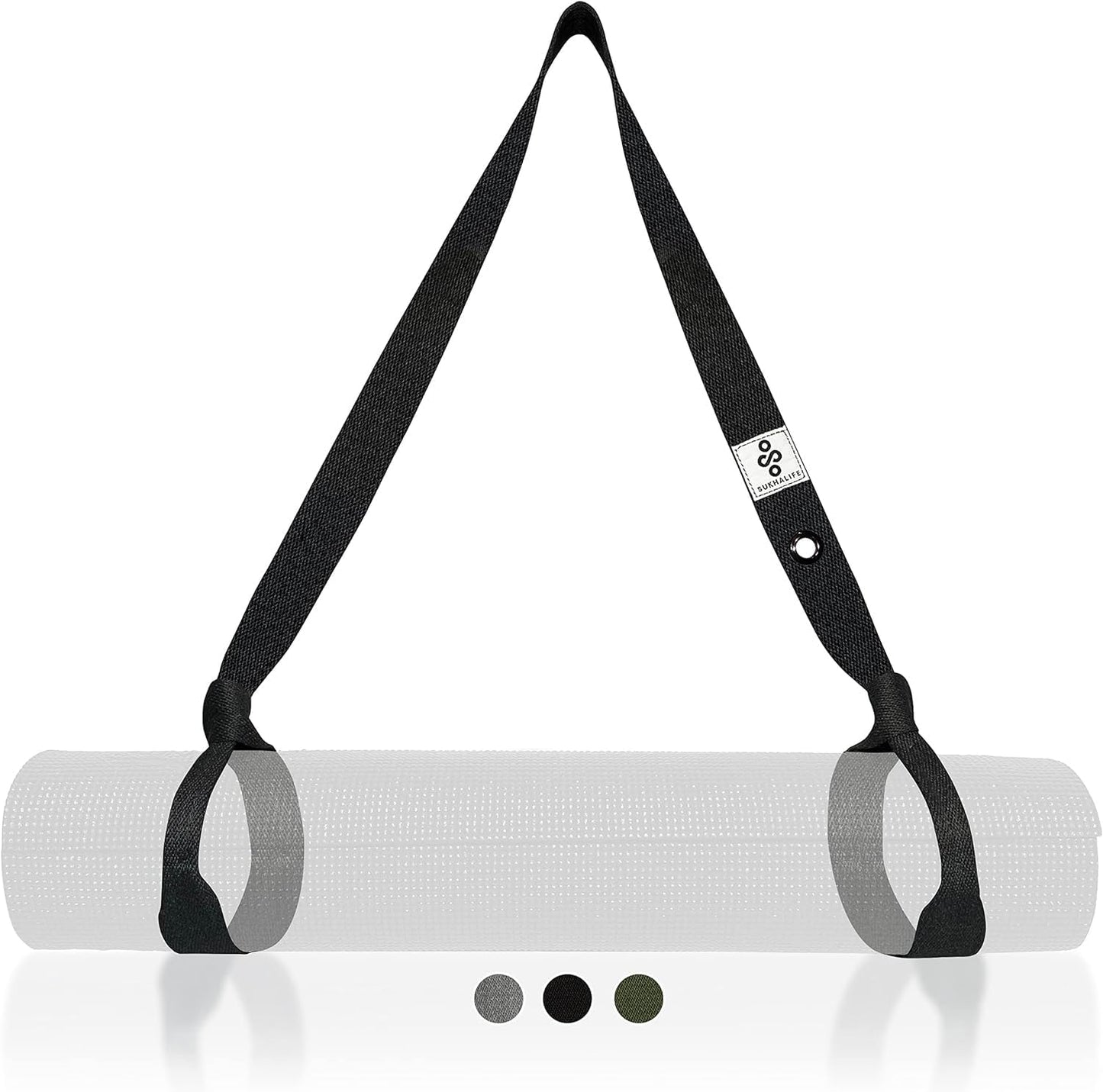 Yoga Mat Carry Strap, Extra-Durable & Comfortable | Multi-Purpose Strap for Your Yoga Mat