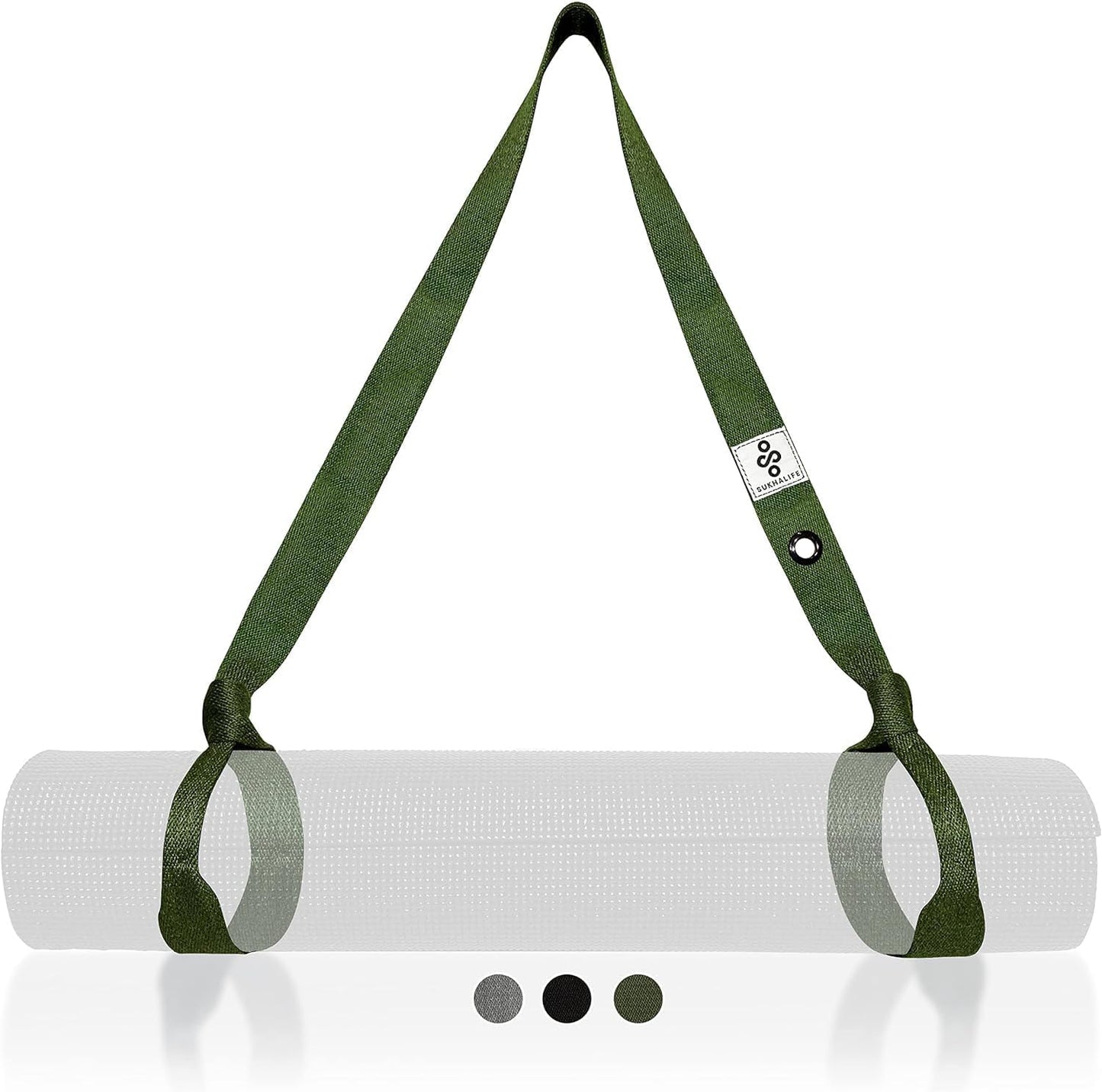 Yoga Mat Carry Strap, Extra-Durable & Comfortable | Multi-Purpose Strap for Your Yoga Mat
