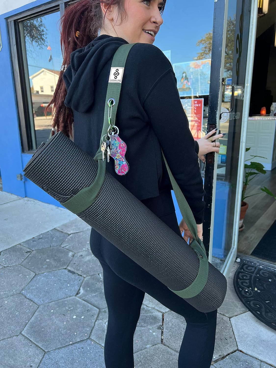 Yoga Mat Carry Strap, Extra-Durable & Comfortable | Multi-Purpose Strap for Your Yoga Mat