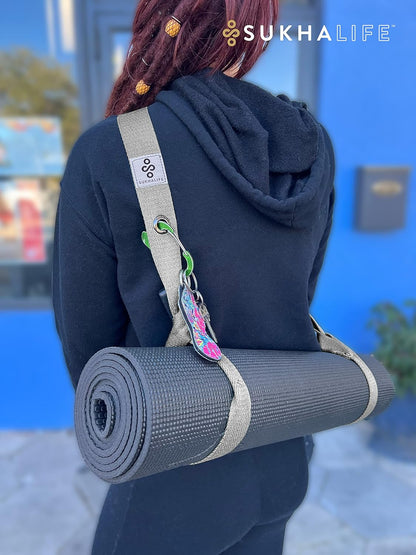 Yoga Mat Carry Strap, Extra-Durable & Comfortable | Multi-Purpose Strap for Your Yoga Mat