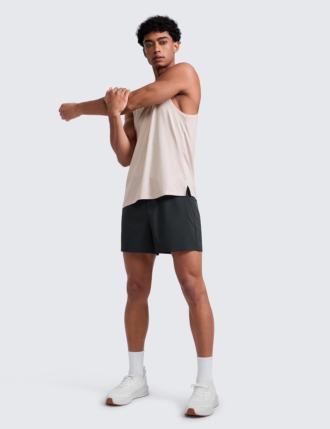 Linerless Workout Shorts 5'' | Lightweight, Quick Dry, Running, Pockets, for Men