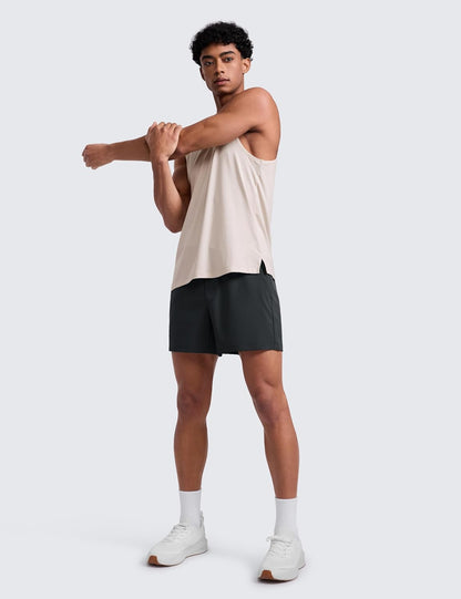 Linerless Workout Shorts 5'' | Lightweight, Quick Dry, Running, Pockets, for Men