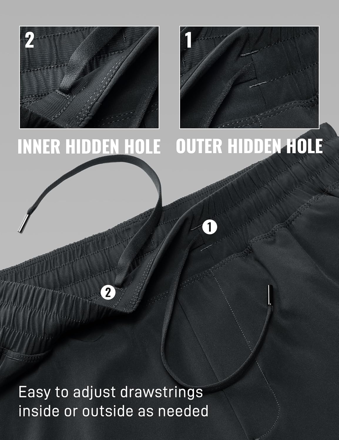 Linerless Workout Shorts 5'' | Lightweight, Quick Dry, Running, Pockets, for Men