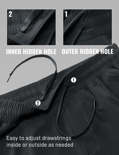 Linerless Workout Shorts 5'' | Lightweight, Quick Dry, Running, Pockets, for Men