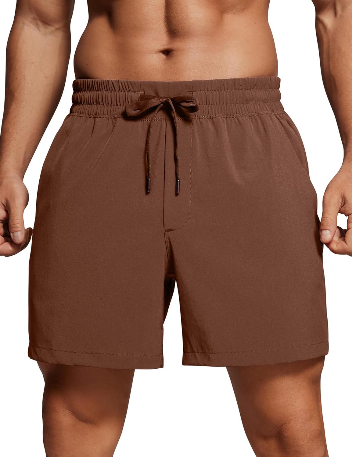Linerless Workout Shorts 5'' | Lightweight, Quick Dry, Running, Pockets, for Men