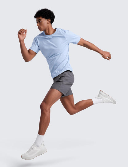 Linerless Workout Shorts 5'' | Lightweight, Quick Dry, Running, Pockets, for Men