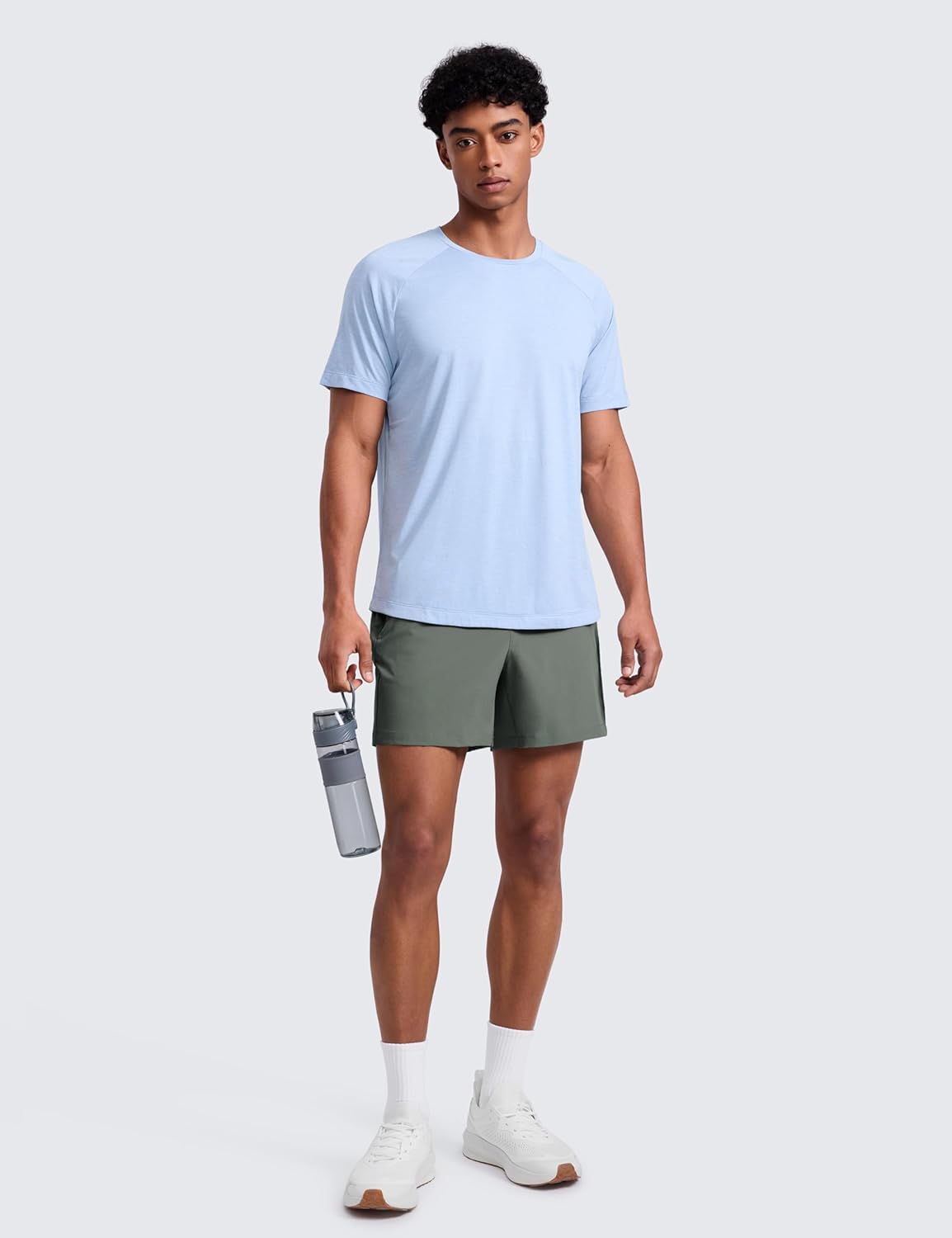 Linerless Workout Shorts 5'' | Lightweight, Quick Dry, Running, Pockets, for Men