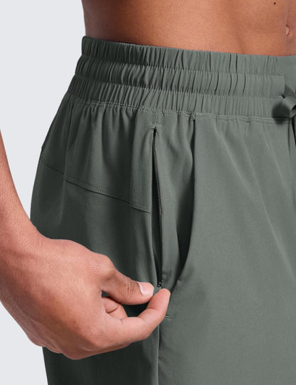 Linerless Workout Shorts 5'' | Lightweight, Quick Dry, Running, Pockets, for Men