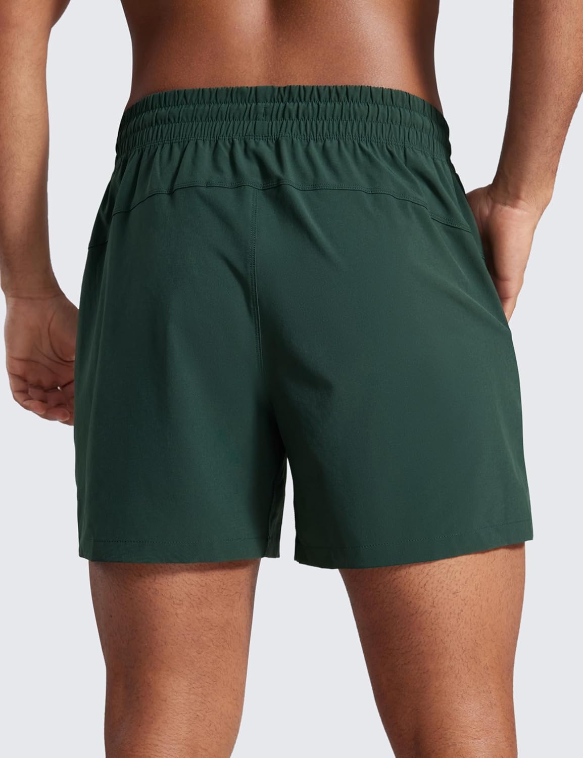 Linerless Workout Shorts 5'' | Lightweight, Quick Dry, Running, Pockets, for Men