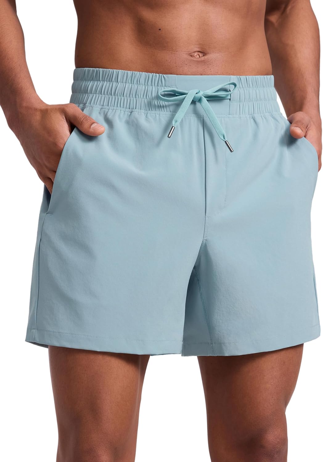 Linerless Workout Shorts 5'' | Lightweight, Quick Dry, Running, Pockets, for Men