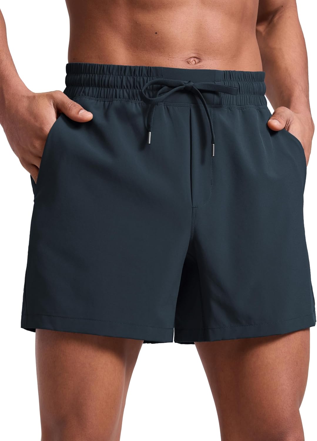 Linerless Workout Shorts 5'' | Lightweight, Quick Dry, Running, Pockets, for Men