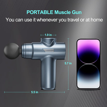 Massage Gun Deep Tissue Handheld Muscle Massager for Pain Relief