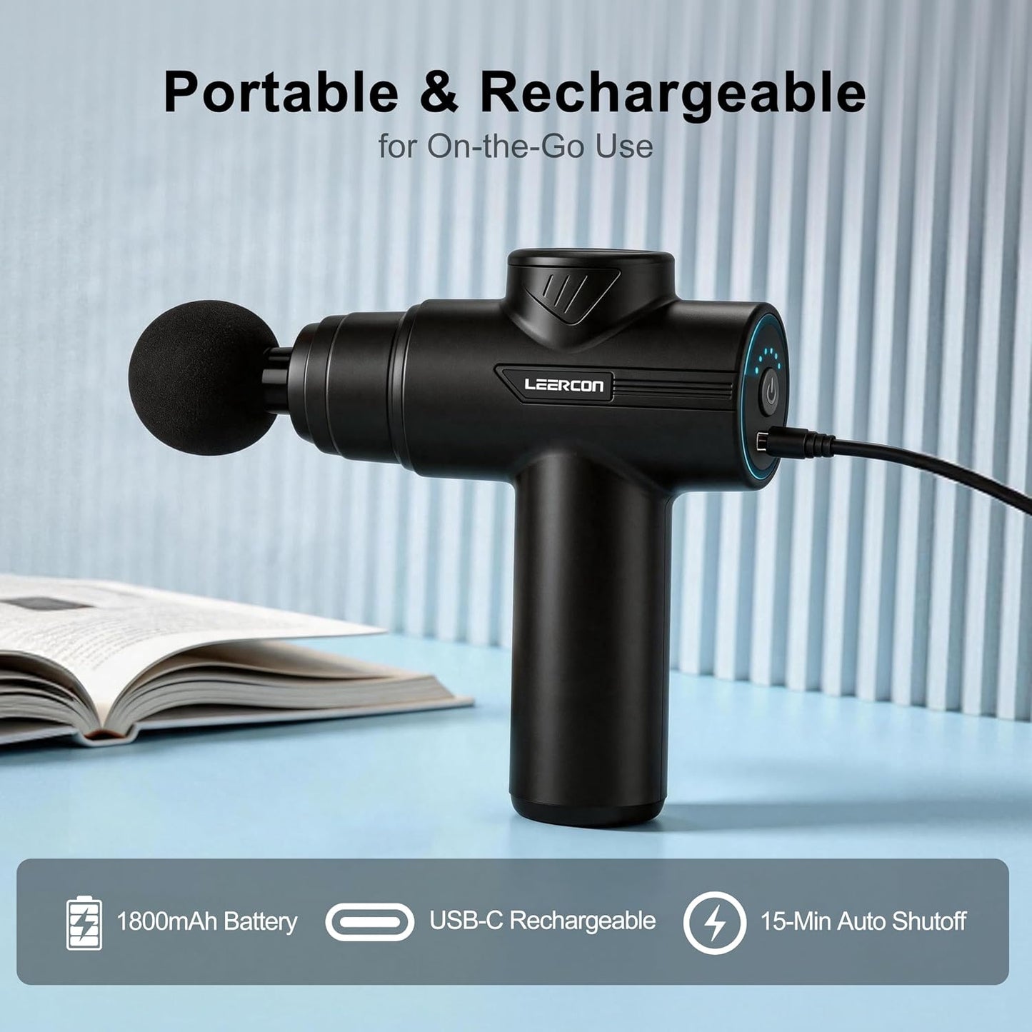 Massage Gun Deep Tissue Handheld Muscle Massager for Pain Relief