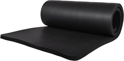 BalanceFrom 7-Piece Yoga Set with 71x24x1 Inches Extra Thick Mat and Carrying Sling – Includes 2 Blocks, Stretch Strap, 2 Towels, and Knee Pad for Home, Studio, and Gym Workouts