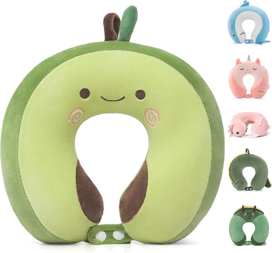 Cooling Travel Neck Pillow, Cool to Touch Memory Foam, Grey