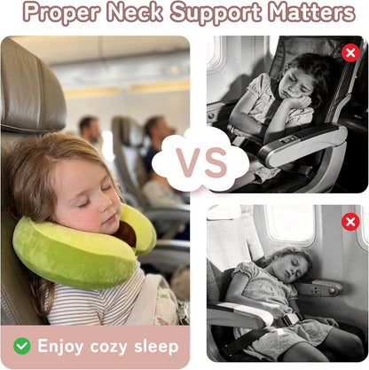 Cooling Travel Neck Pillow, Cool to Touch Memory Foam, Grey