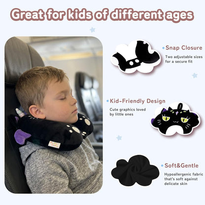 Cooling Travel Neck Pillow, Cool to Touch Memory Foam, Grey