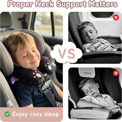 Cooling Travel Neck Pillow, Cool to Touch Memory Foam, Grey