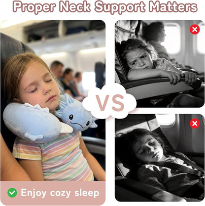 Cooling Travel Neck Pillow, Cool to Touch Memory Foam, Grey