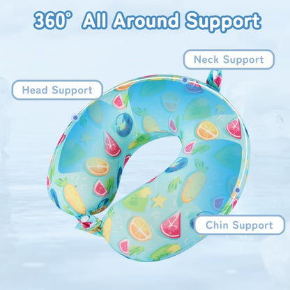 Cooling Travel Neck Pillow, Cool to Touch Memory Foam, Grey