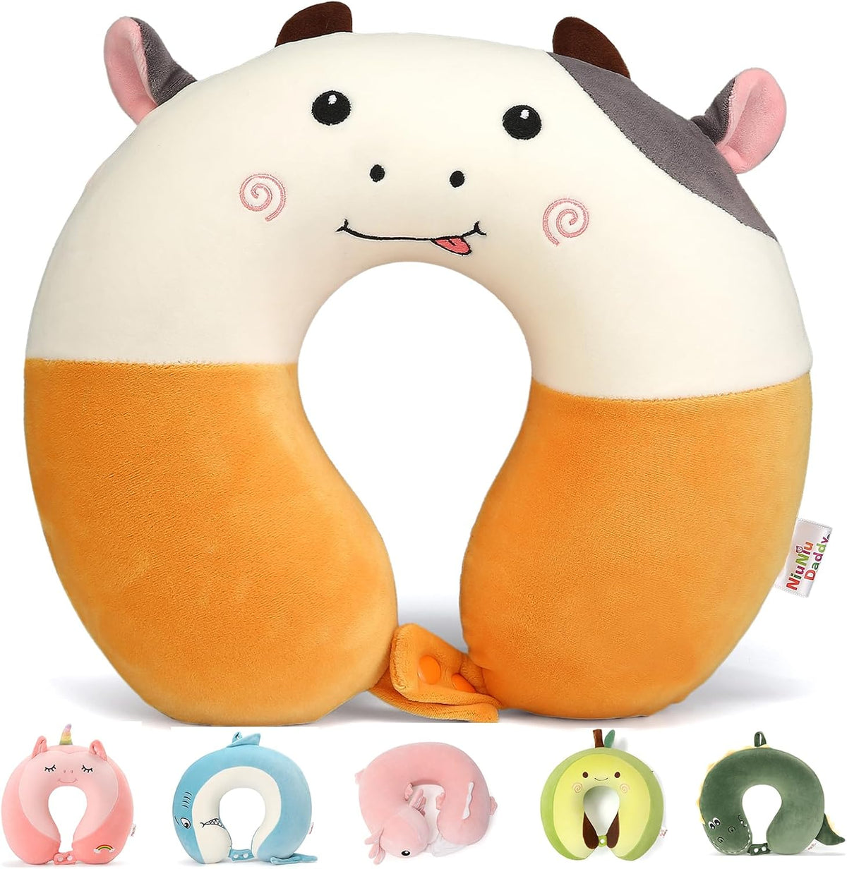 Cooling Travel Neck Pillow, Cool to Touch Memory Foam, Grey