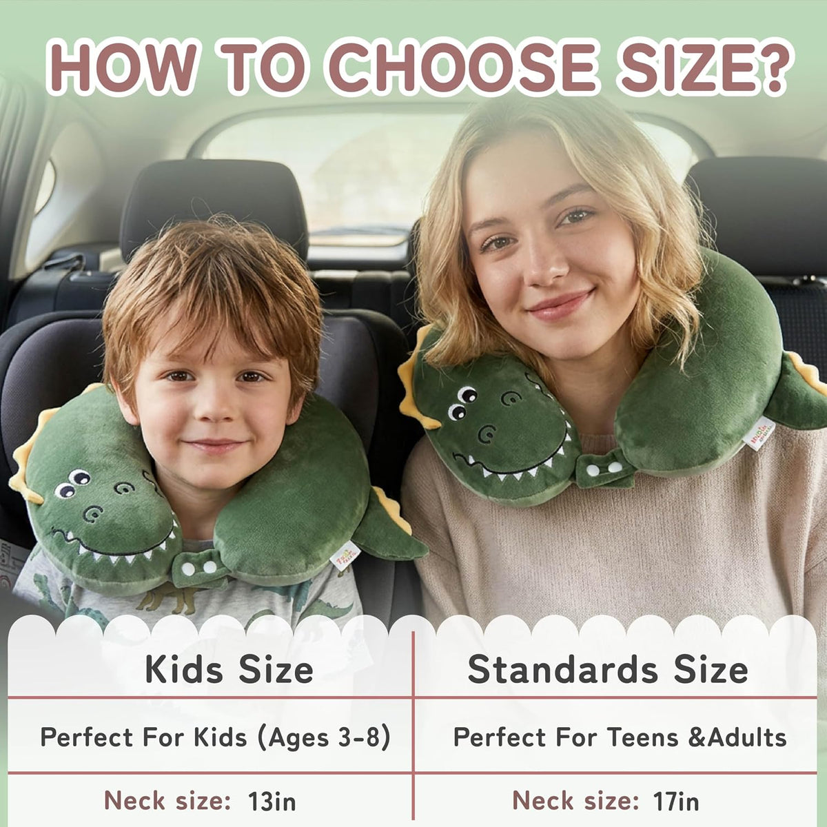 Cooling Travel Neck Pillow, Cool to Touch Memory Foam, Grey