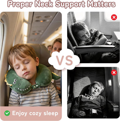 Cooling Travel Neck Pillow, Cool to Touch Memory Foam, Grey