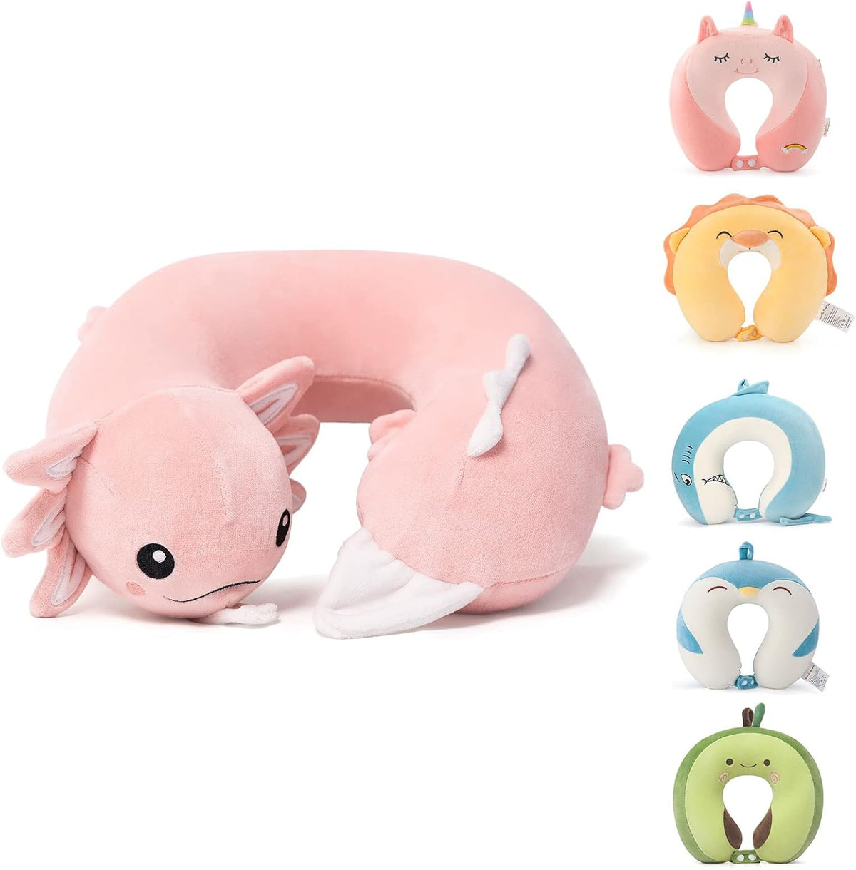 Cooling Travel Neck Pillow, Cool to Touch Memory Foam, Grey