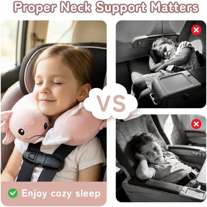 Cooling Travel Neck Pillow, Cool to Touch Memory Foam, Grey