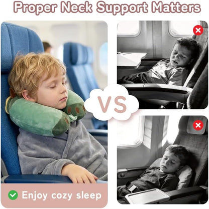 Cooling Travel Neck Pillow, Cool to Touch Memory Foam, Grey