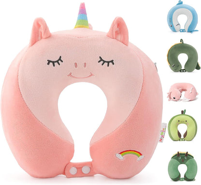 Cooling Travel Neck Pillow, Cool to Touch Memory Foam, Grey
