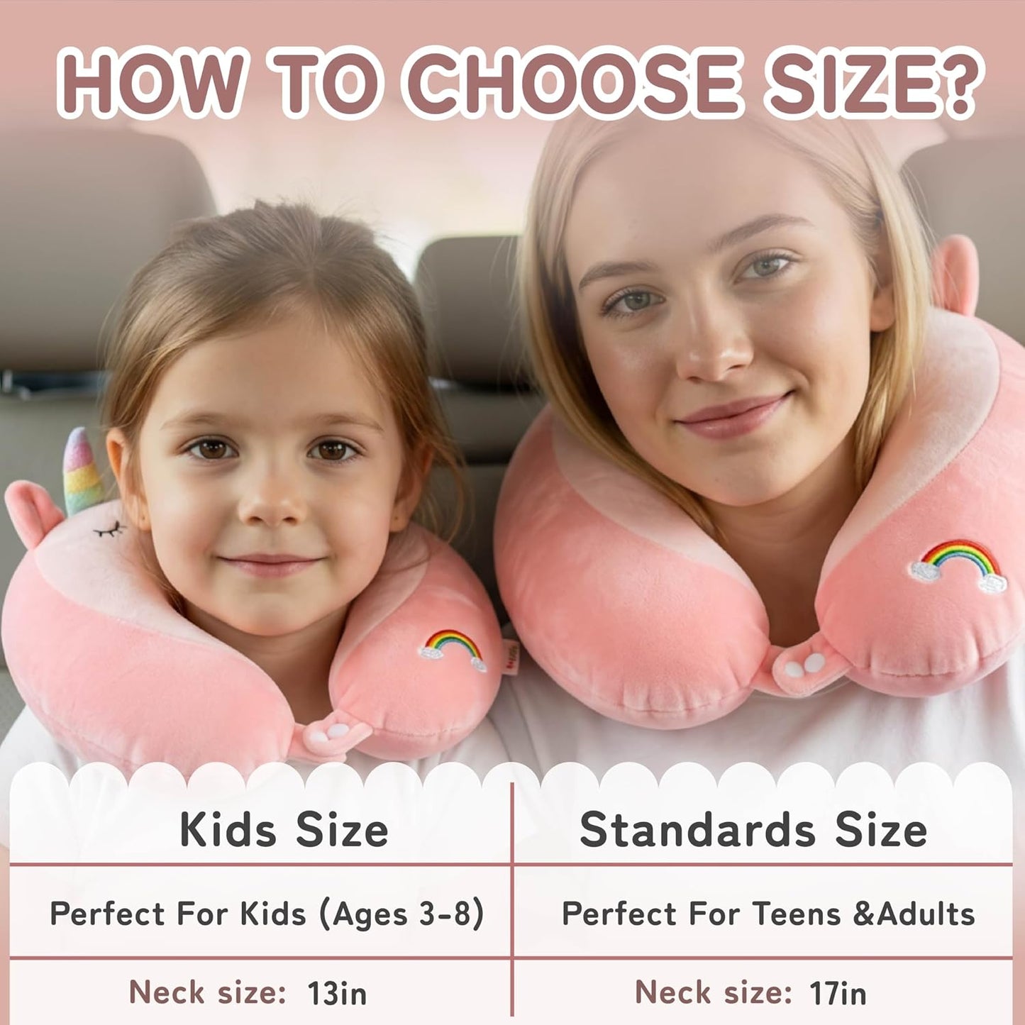 Cooling Travel Neck Pillow, Cool to Touch Memory Foam, Grey