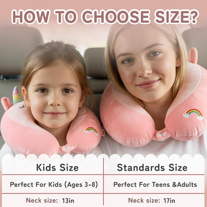Cooling Travel Neck Pillow, Cool to Touch Memory Foam, Grey