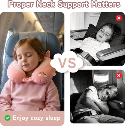 Cooling Travel Neck Pillow, Cool to Touch Memory Foam, Grey