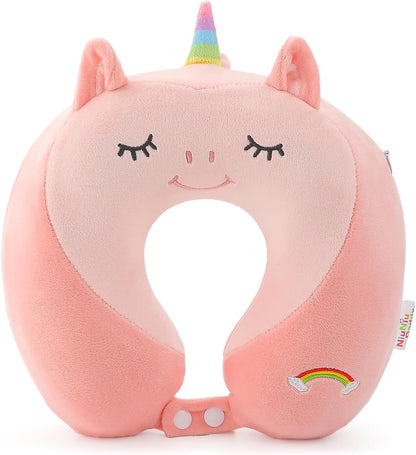Cooling Travel Neck Pillow, Cool to Touch Memory Foam, Grey