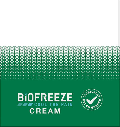Pain Relief Cream for Knee, Neck, Hip, Joint, Shoulder, & Simple Backache, Arthritis Pain Reliever, Sore Muscle Relief, Cooling Menthol Pain Cream, 3 Oz