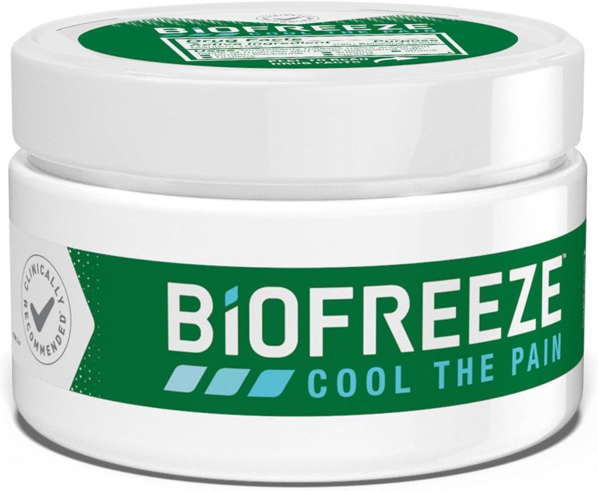 Pain Relief Cream for Knee, Neck, Hip, Joint, Shoulder, & Simple Backache, Arthritis Pain Reliever, Sore Muscle Relief, Cooling Menthol Pain Cream, 3 Oz