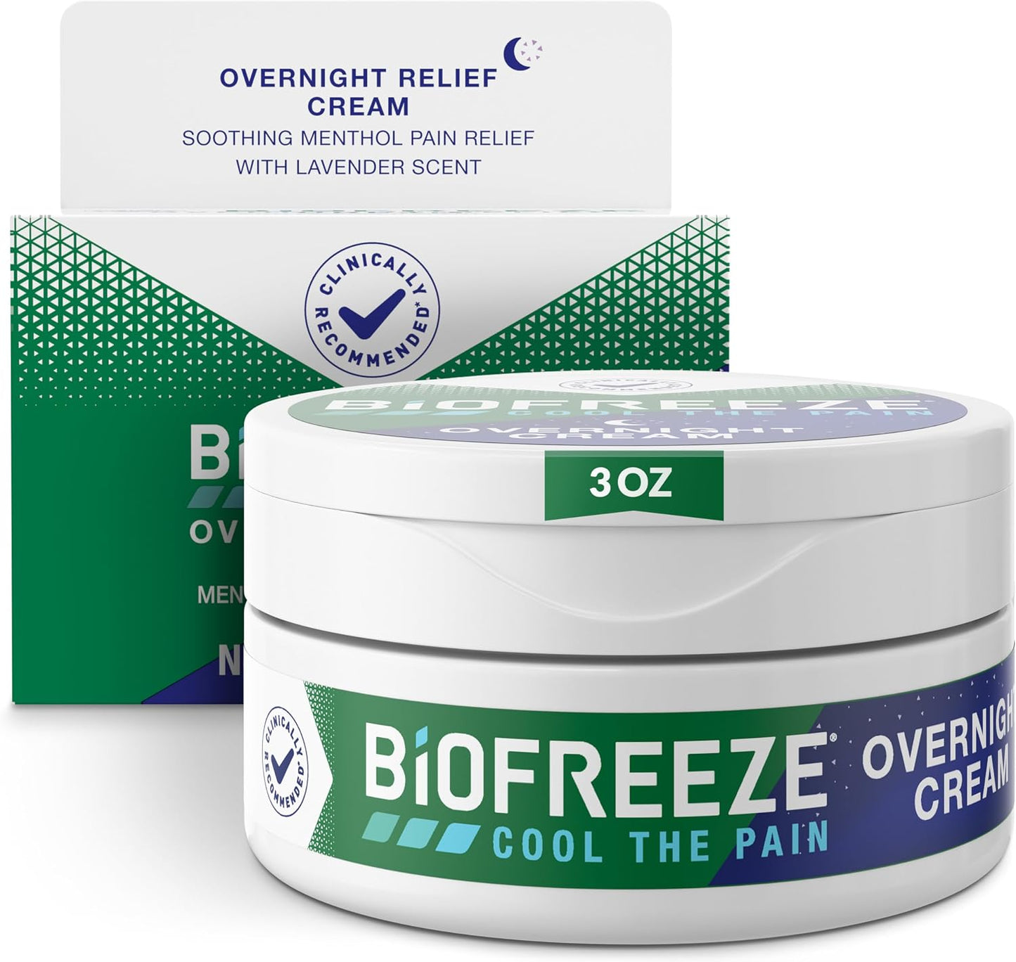 Pain Relief Cream for Knee, Neck, Hip, Joint, Shoulder, & Simple Backache, Arthritis Pain Reliever, Sore Muscle Relief, Cooling Menthol Pain Cream, 3 Oz