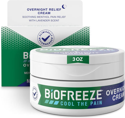 Pain Relief Cream for Knee, Neck, Hip, Joint, Shoulder, & Simple Backache, Arthritis Pain Reliever, Sore Muscle Relief, Cooling Menthol Pain Cream, 3 Oz