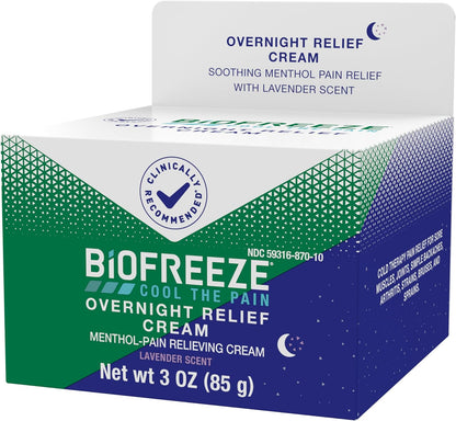 Pain Relief Cream for Knee, Neck, Hip, Joint, Shoulder, & Simple Backache, Arthritis Pain Reliever, Sore Muscle Relief, Cooling Menthol Pain Cream, 3 Oz