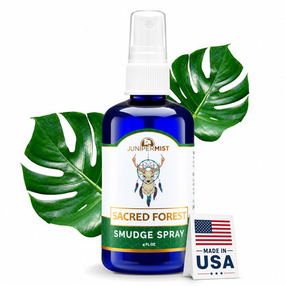 Lavender & Sage Smudge Spray (114ml), Lavender Spray with White Sage Aromatherapy Mist, Calm & Cleansing Negative Energy, Spiritual Room Spray, Smokeless Smudge Spray, Yoga Spray (Made in USA)