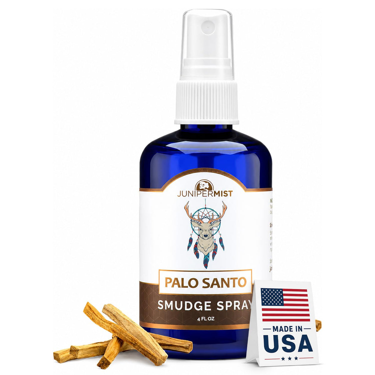 Lavender & Sage Smudge Spray (114ml), Lavender Spray with White Sage Aromatherapy Mist, Calm & Cleansing Negative Energy, Spiritual Room Spray, Smokeless Smudge Spray, Yoga Spray (Made in USA)