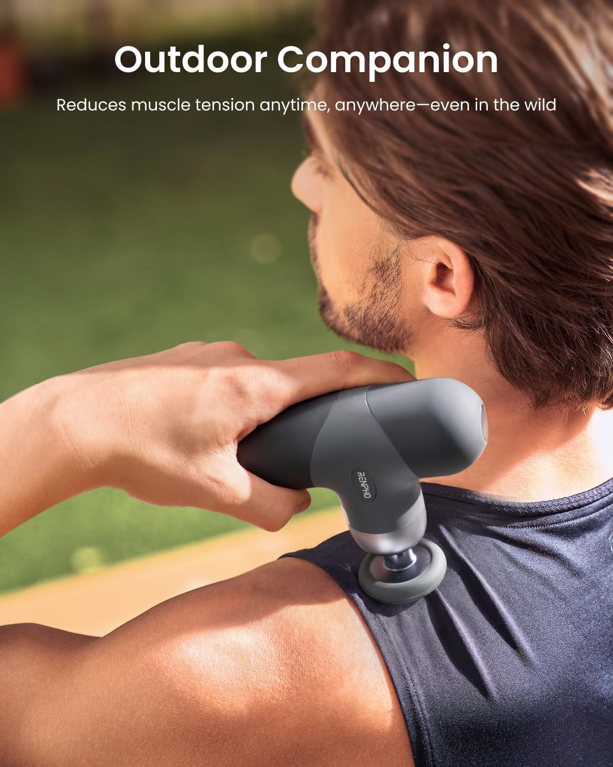 Mini Thermal Massage Gun with Heat, Color Silicone Casing, 4 Speeds
