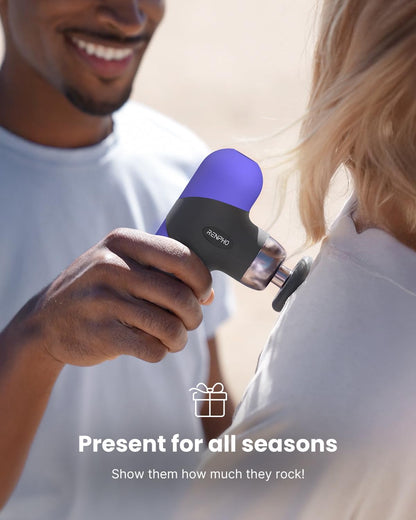Mini Thermal Massage Gun with Heat, Color Silicone Casing, 4 Speeds